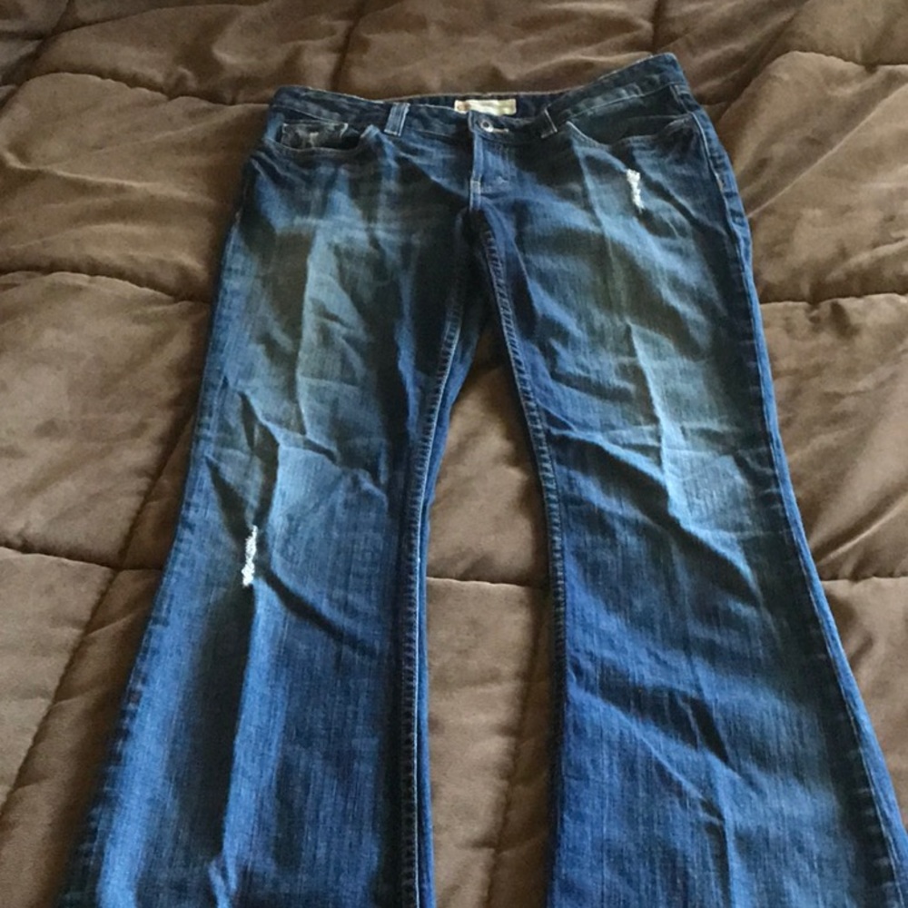 BKE distressed flare jeans 29x 33.5